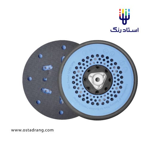 صفحه نگهدارنده چسبی (صفحه پلیت) دستگاه پولیش سایز 125 برند مفرا Mafra Orbital Polisher Backing Pad(بکینگ پد)
