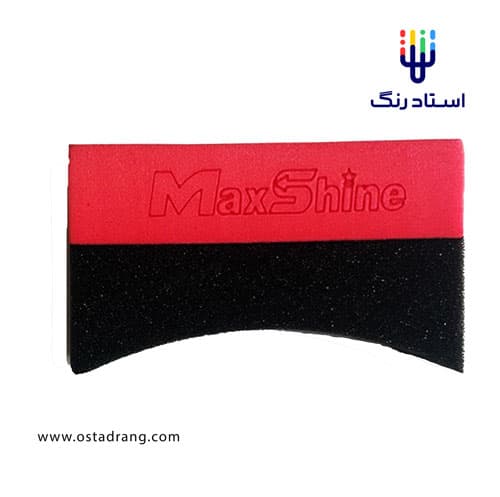 پد اپلیکاتور اجرای واکس لاستیک مکس شاین Maxshine Curved Tyre Dressing Applicator