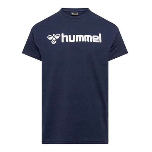 تیشرت مردانه اورجینال Hummel سرمه ای کتان 100%