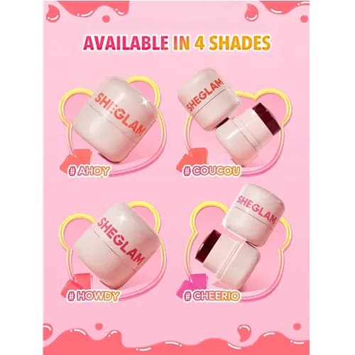 تینت ژله ای لب و گونه Sheglam مدل Coucou وزن 10 گرم — تصویر ۹