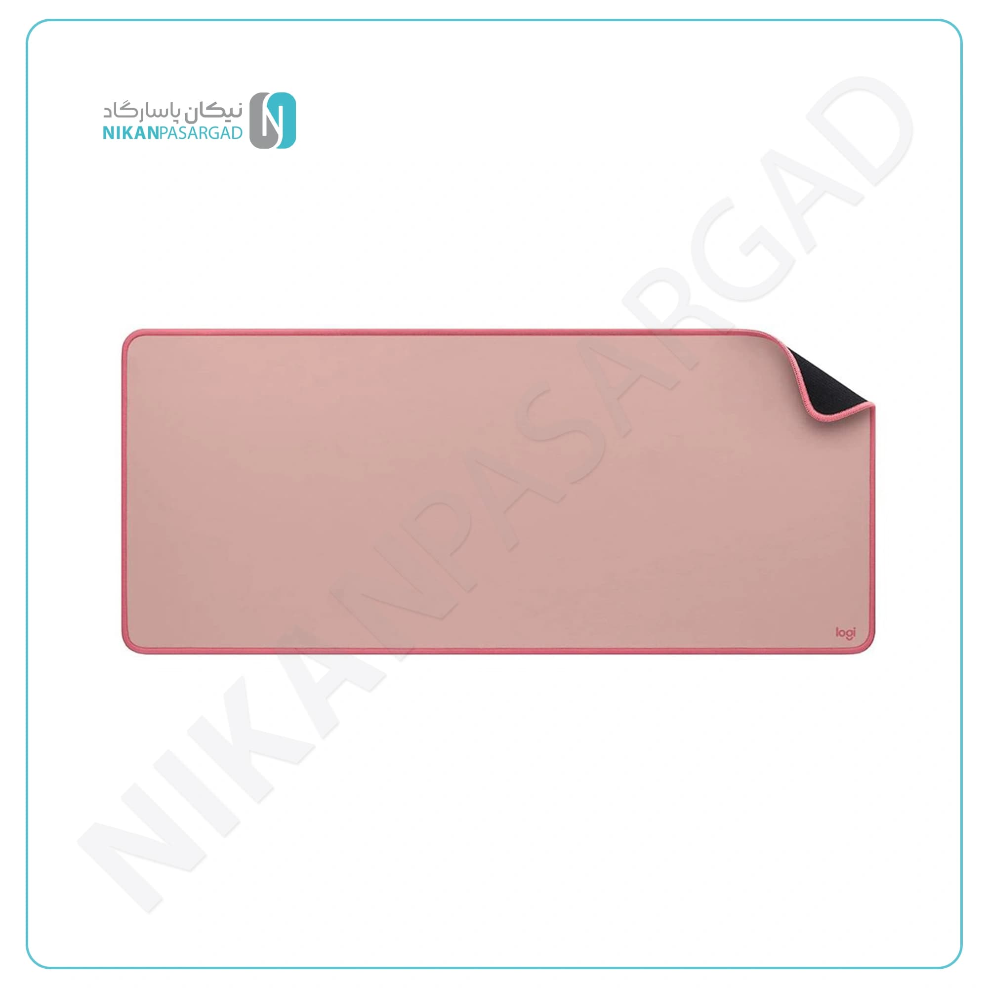 ماوس پد لاجیتک مدل Logitech DESK MAT Studio Series Dark Rose — تصویر ۲
