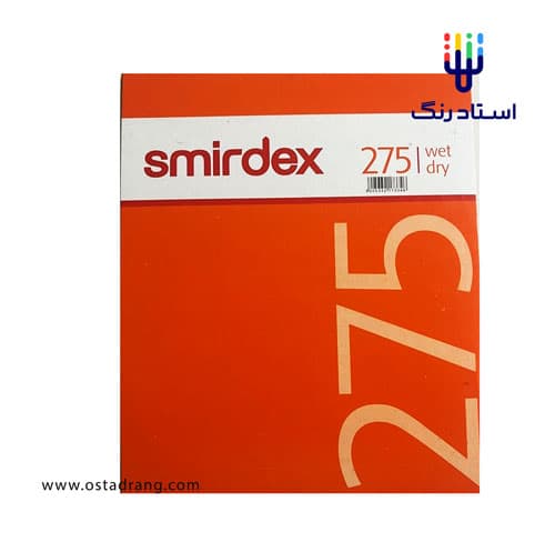 بسته 50 برگی سنباده پوساب اسمیردکس (زرد) کد Smirdex Alox Wet/Dry Abrasive 275
