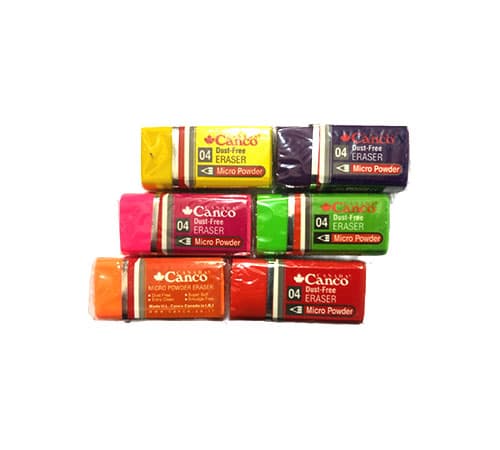 پاک کن رنگی کنکو سایز کوچک مدل 04 Micro Powder Canco