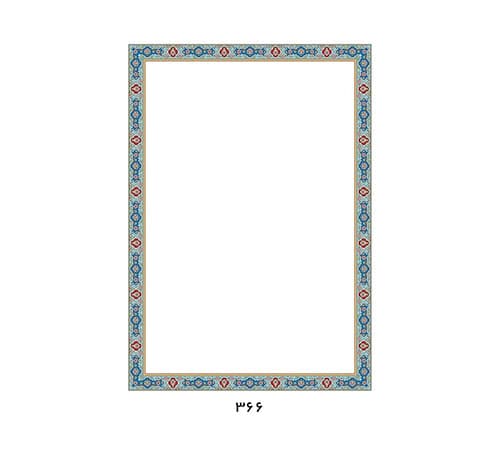 کاغذ تذهیب گلاسه A4 کد 366 بسته 100 عددی