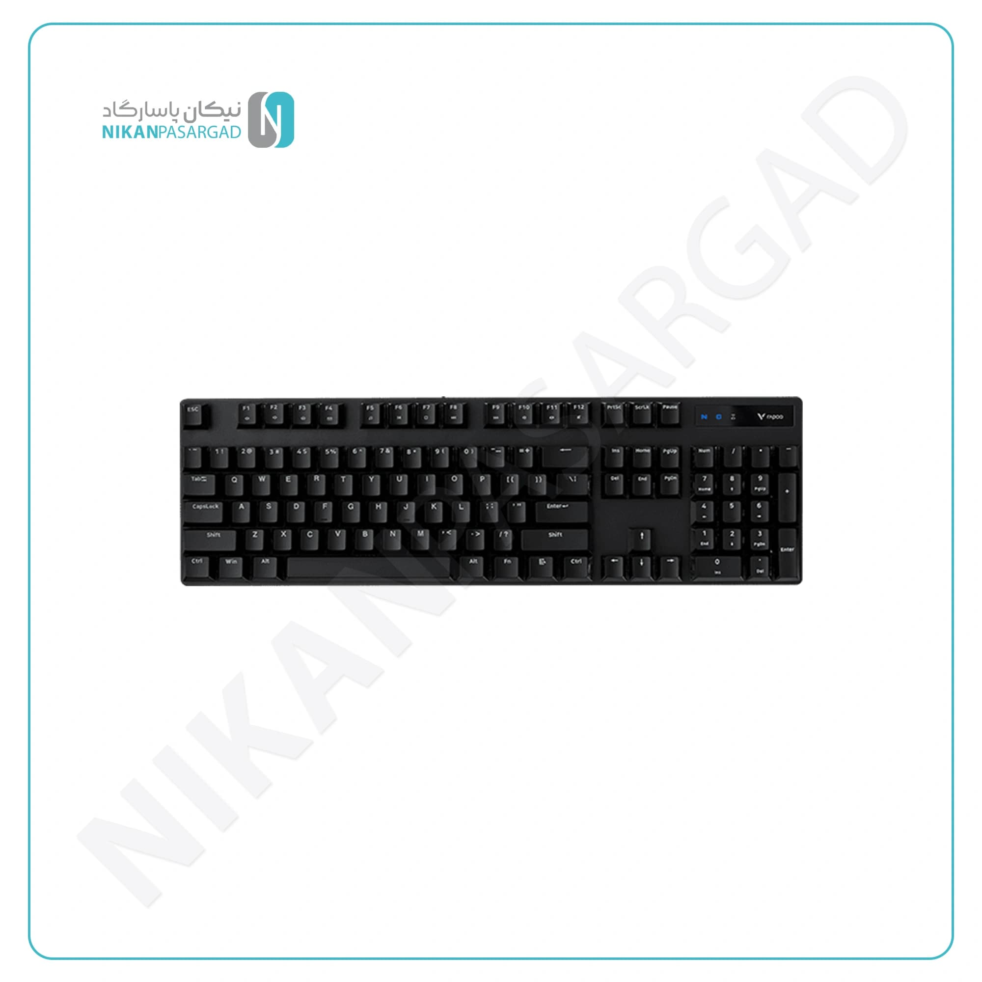 کیبورد با سیم گیمینگ رپو مدل Rapoo V500 SE
