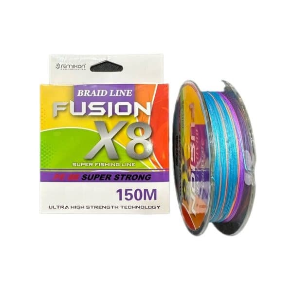 نخ ماهیگیری براید مولتی کالر رمیکسون مدل Fusion 8X طول 150 متر