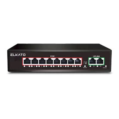 سوئیچ POE الکاتو ۸ پورت مدل EL-1SB0820GP-120W — تصویر ۲