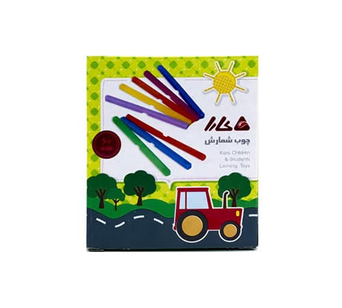 چوب خط پلاستیکی کارا بسته 60 عددی