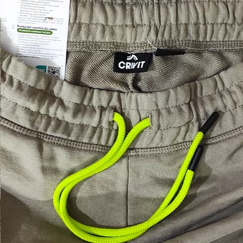 شلوار اسلش جاگر اورجینال مردانه کریویت CRIVIT طوسی کرم — تصویر ۵