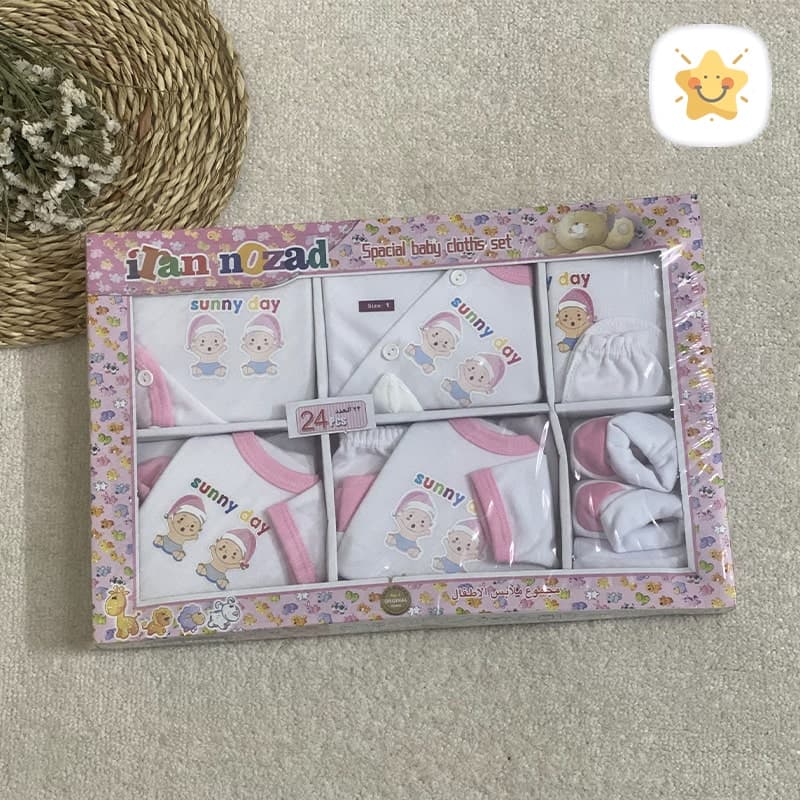 ست بیمارستانی نوزادی 24 تکه کیفیت خوب