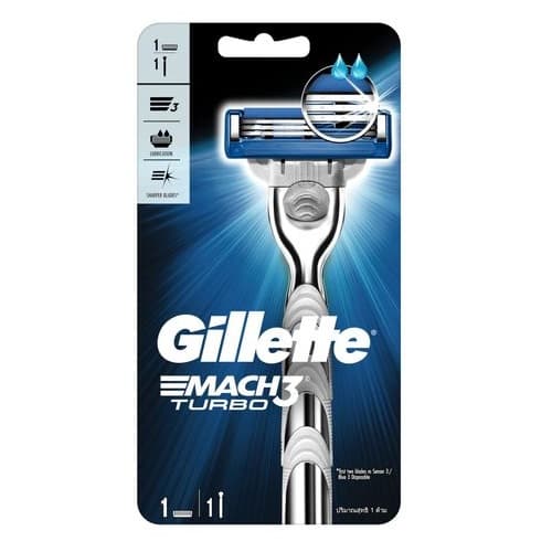 خودتراش ژیلت Gillette مدل Match 3 Turbo یک دسته به همراه یک تیغ — تصویر ۲