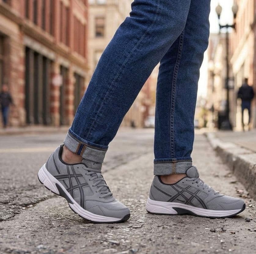 کفش ورزشی Asics مردانه مدل Arian-طوسی — تصویر ۳