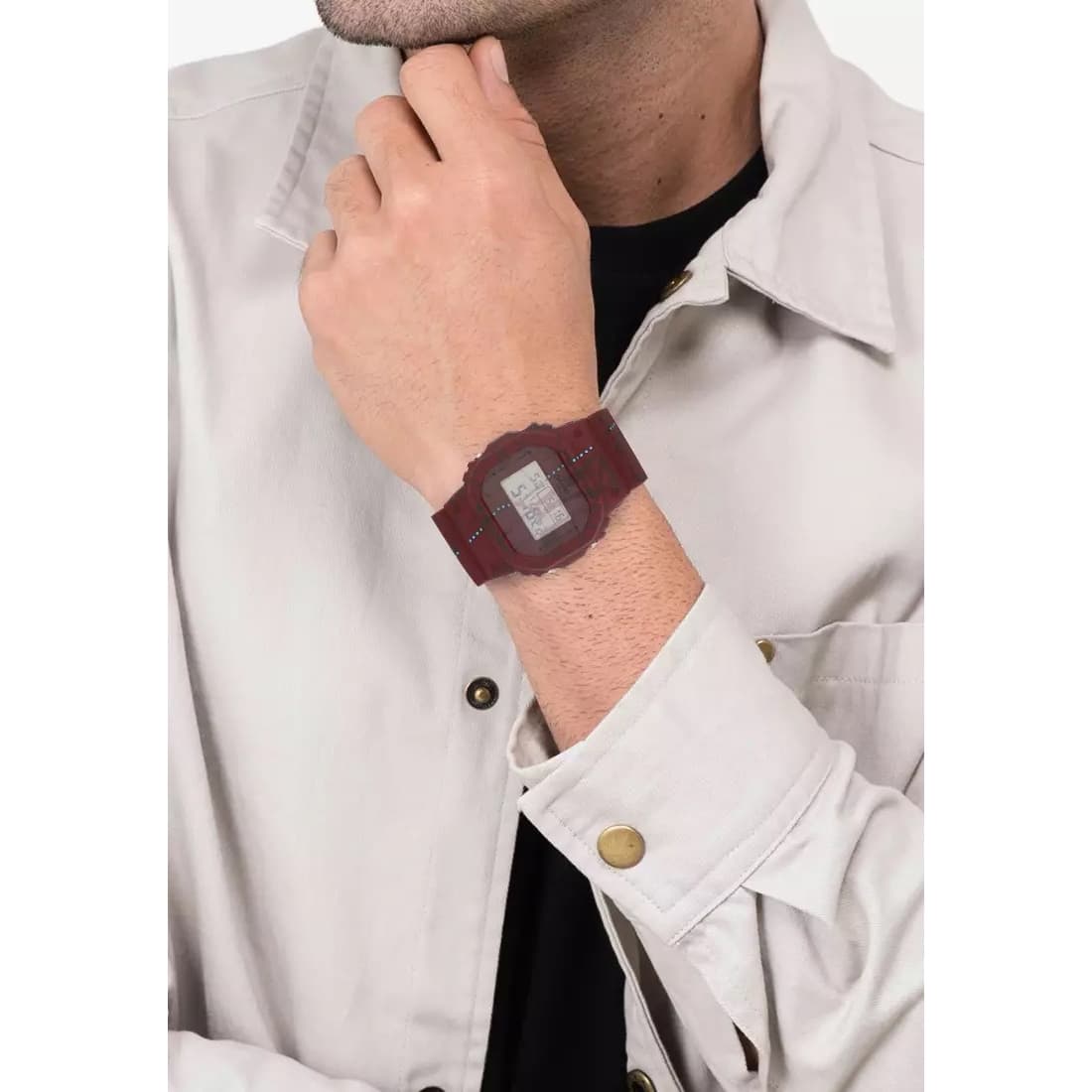 ساعت مچی کاسیو جیشاک مدل DW-5600SBY-4DR — تصویر ۵