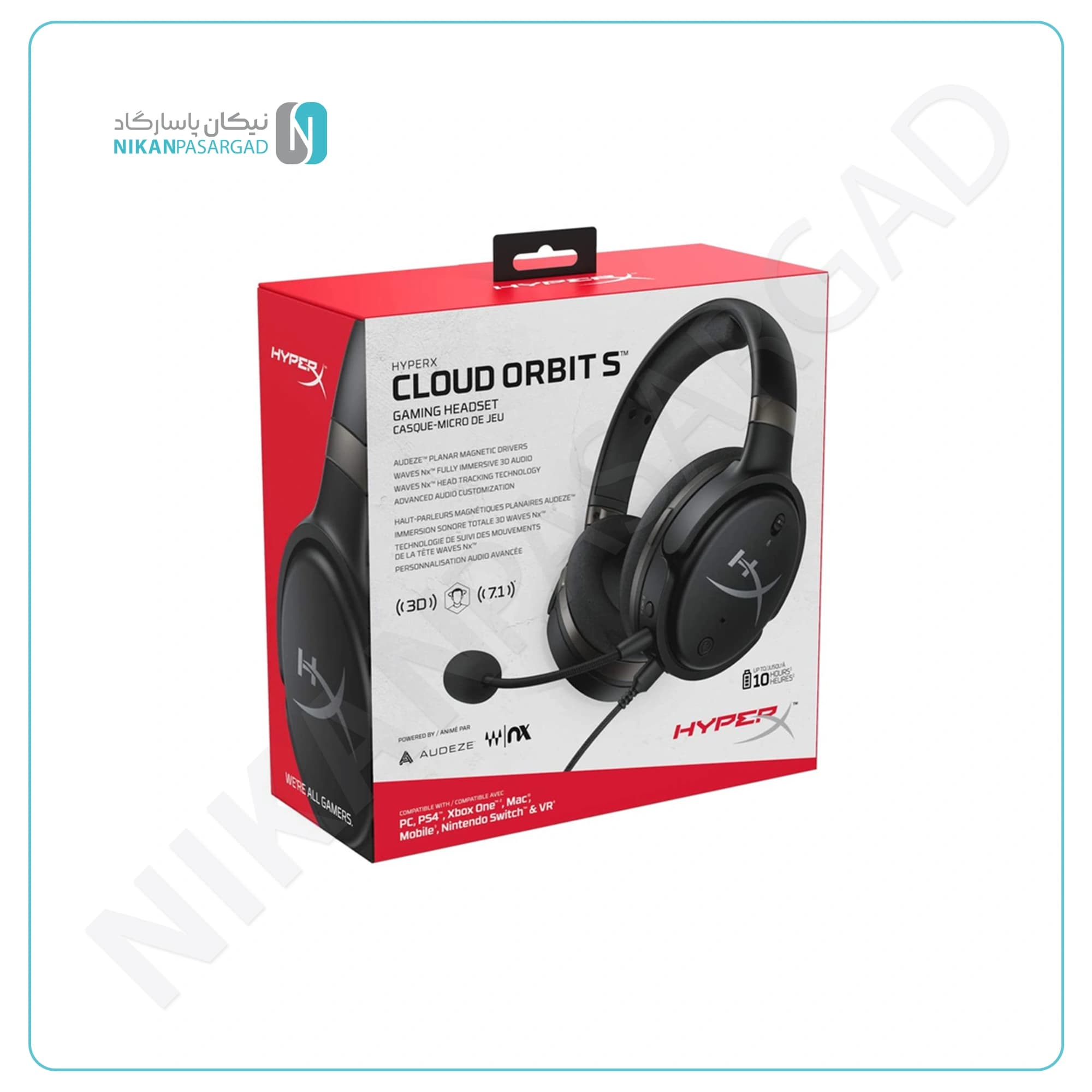 هدست گیمینگ وایرلس Hyperx Cloud Orbit S — تصویر ۳