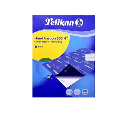 کاربن سایز A5 پلیکان مدل 500H رنگ آبی بسته 200 عددی