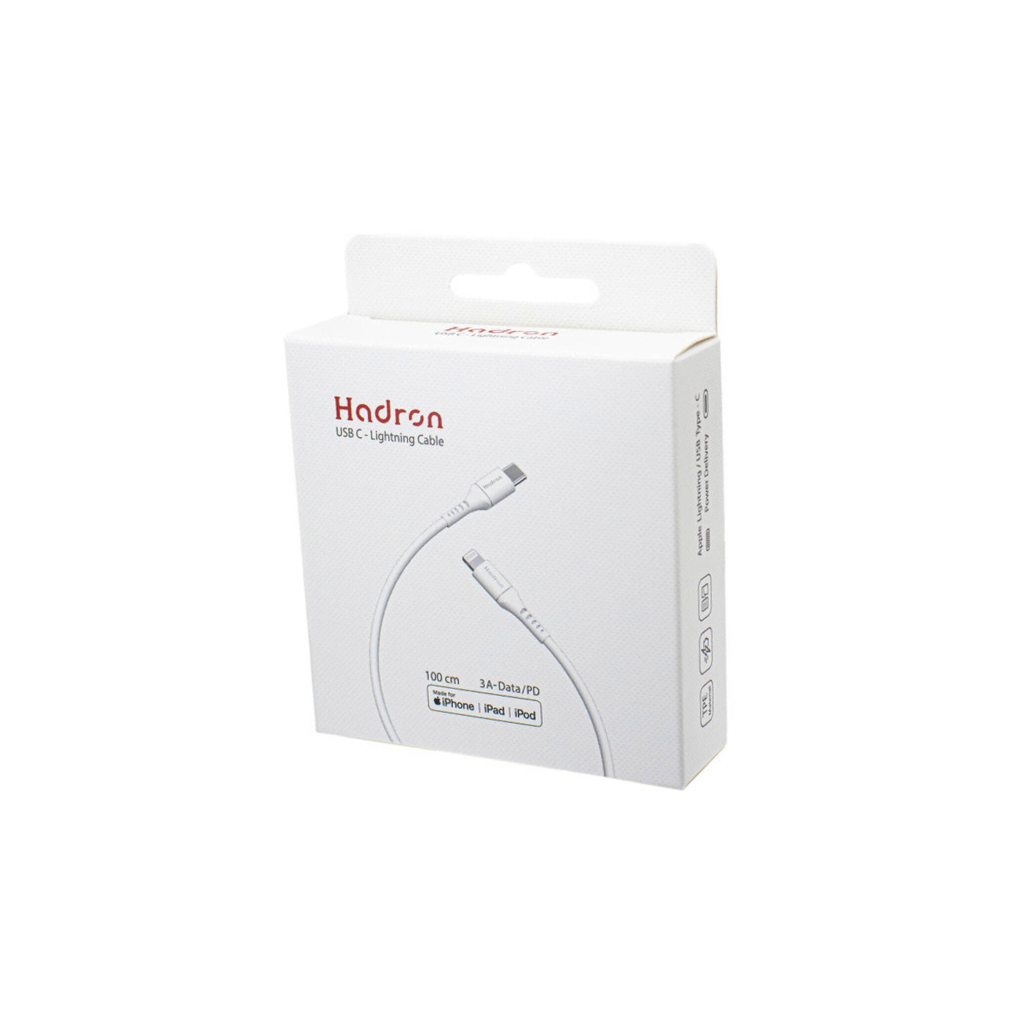 کابل شارژ و دیتا هادرون مدل HTC-C-L01 دارای پورت Type-C