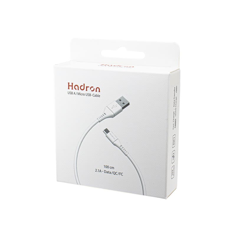 کابل شارژ و دیتا هادرون مدل HTC-A-L01L رابط USB-A — Lightning