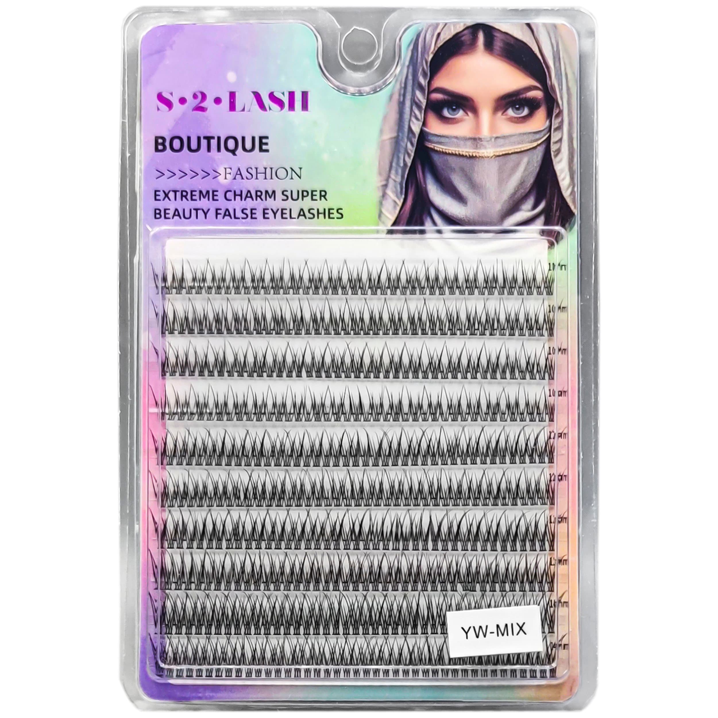 مژه مصنوعی S.2 LASH مدل YW-MIX
