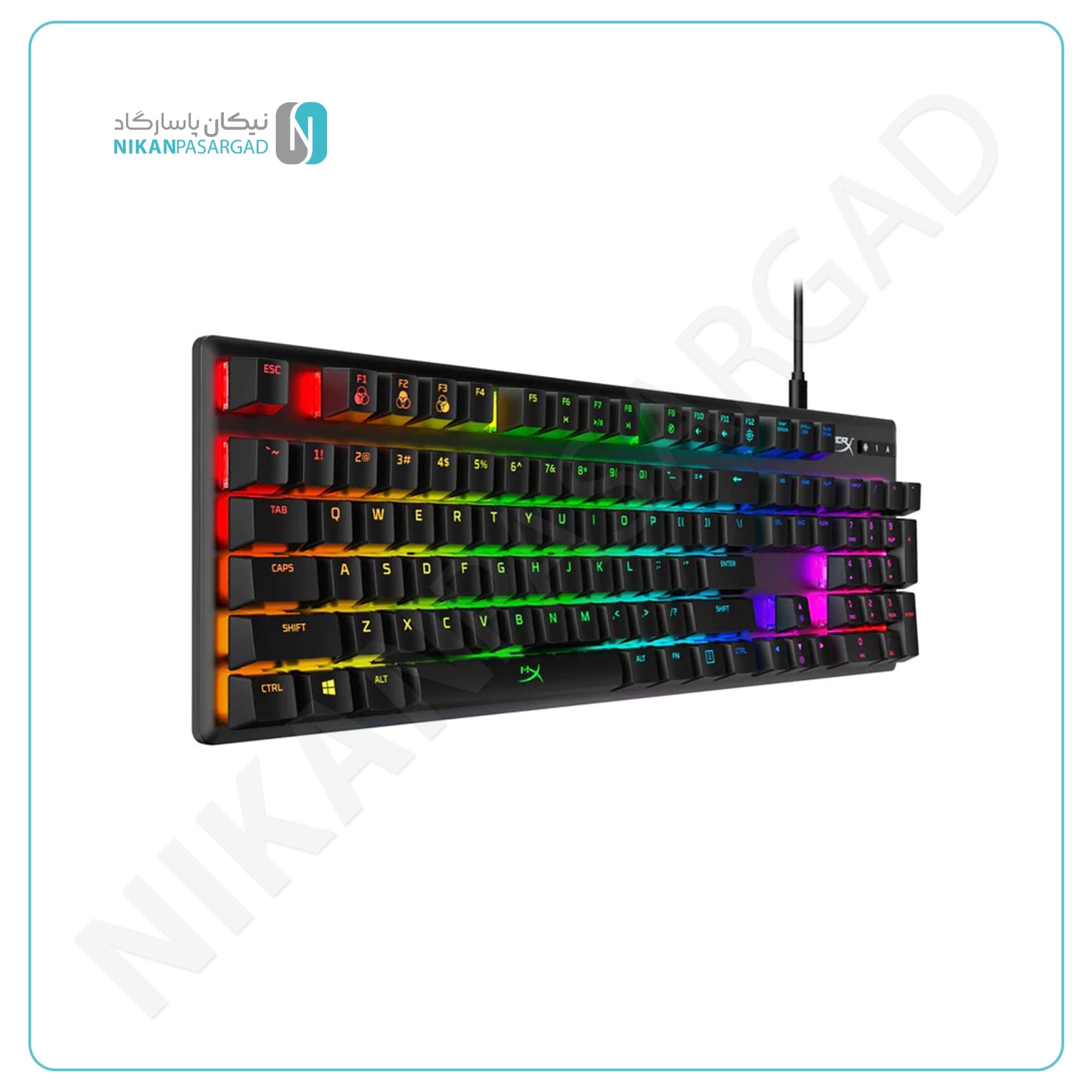 کیبورد مکانیکال گیمینگ هایپر ایکس HyperX Alloy Origins Mechanical Gaming Keyboard (سوییچ قرمز) — تصویر ۳
