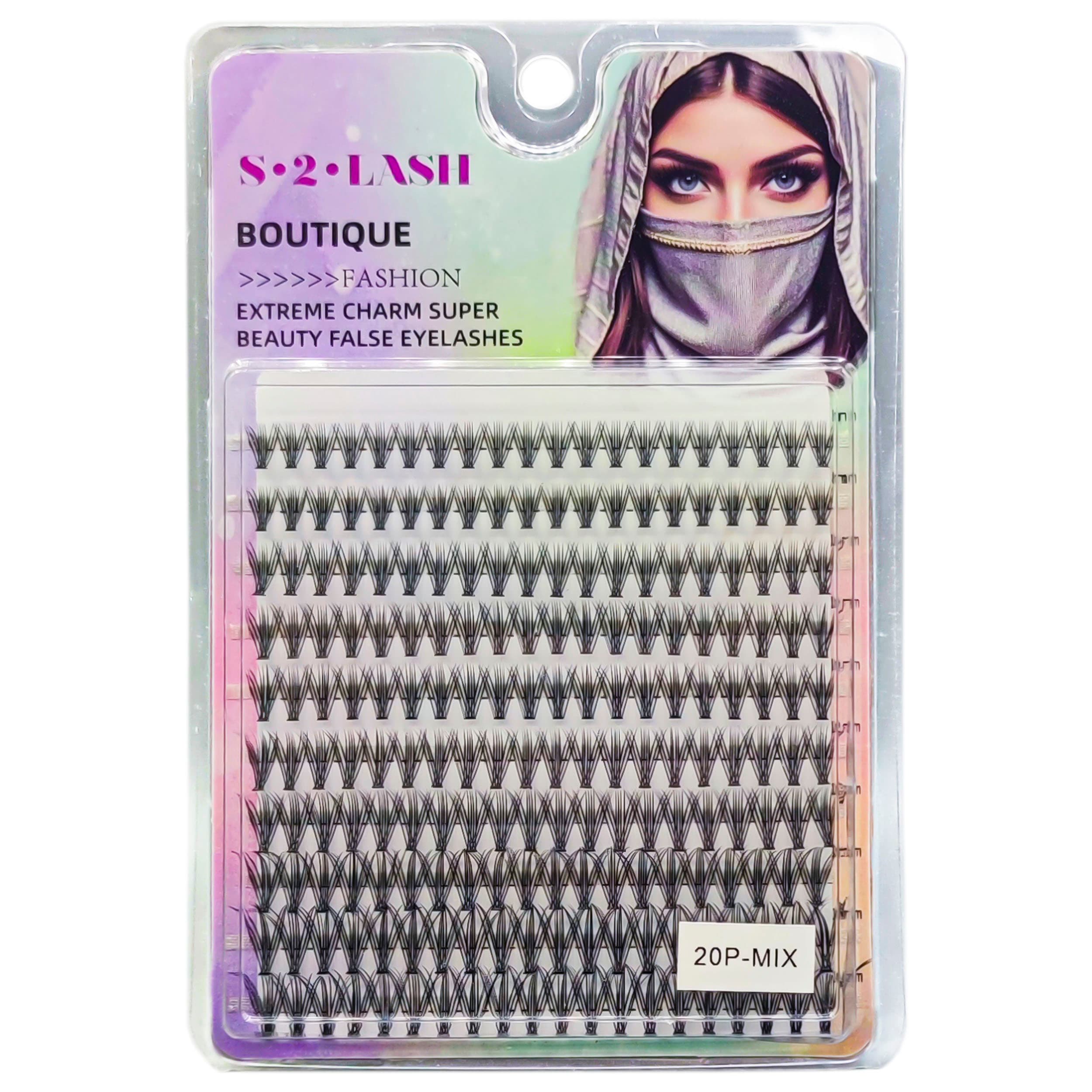 مژه مصنوعی S.2 LASH مدل 20P-MIX