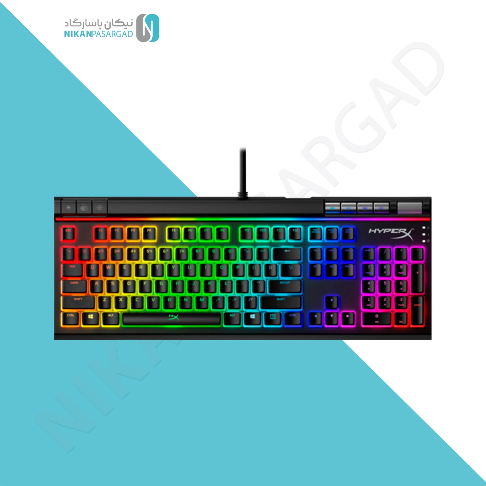 کیبورد گیمینگ هایپرایکس HyperX Mechanical Gaming Keyboard Alloy Elite 2