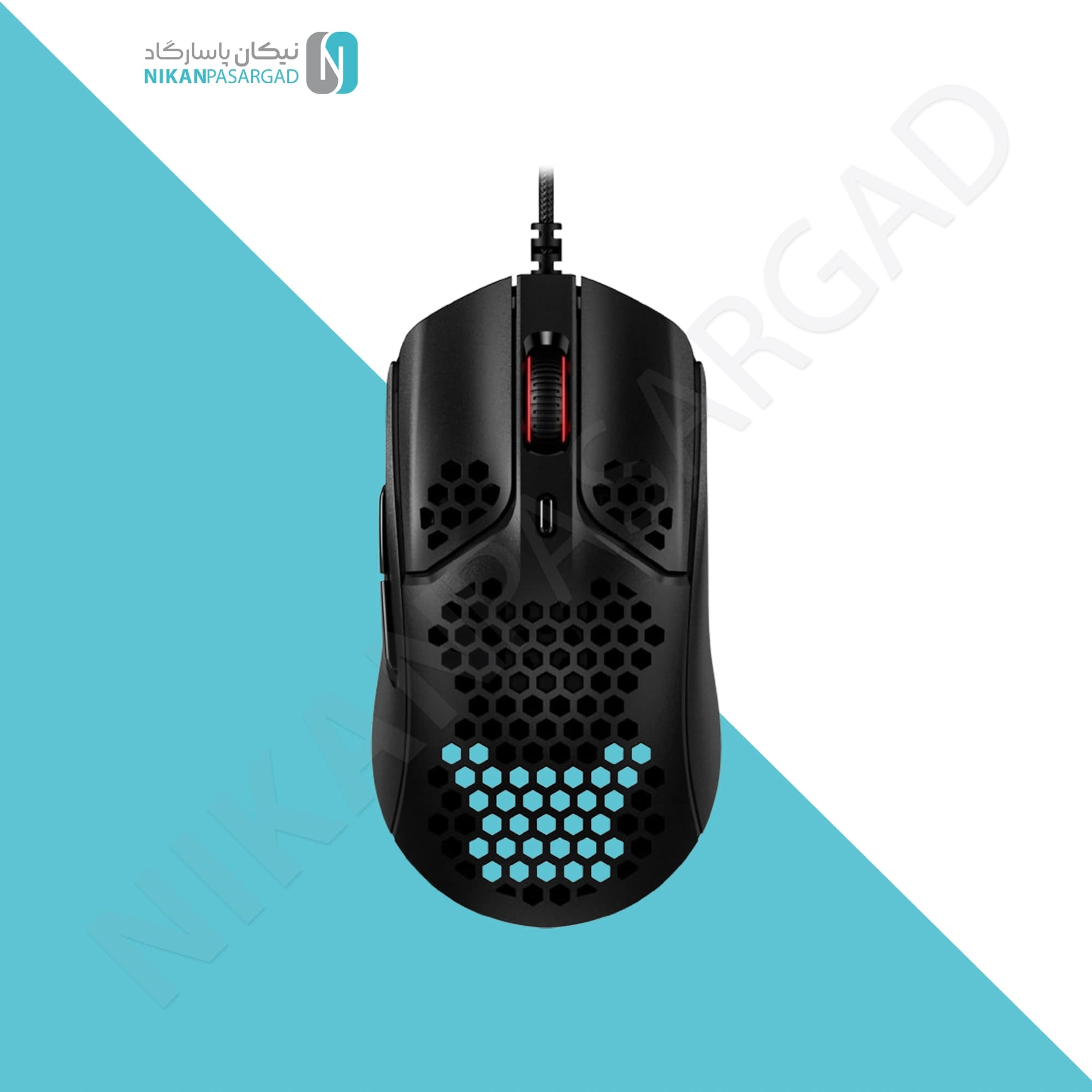 ماوس سیم دار گیمینگ هایپر ایکس مدل HyperX Pulsefire HASTE black