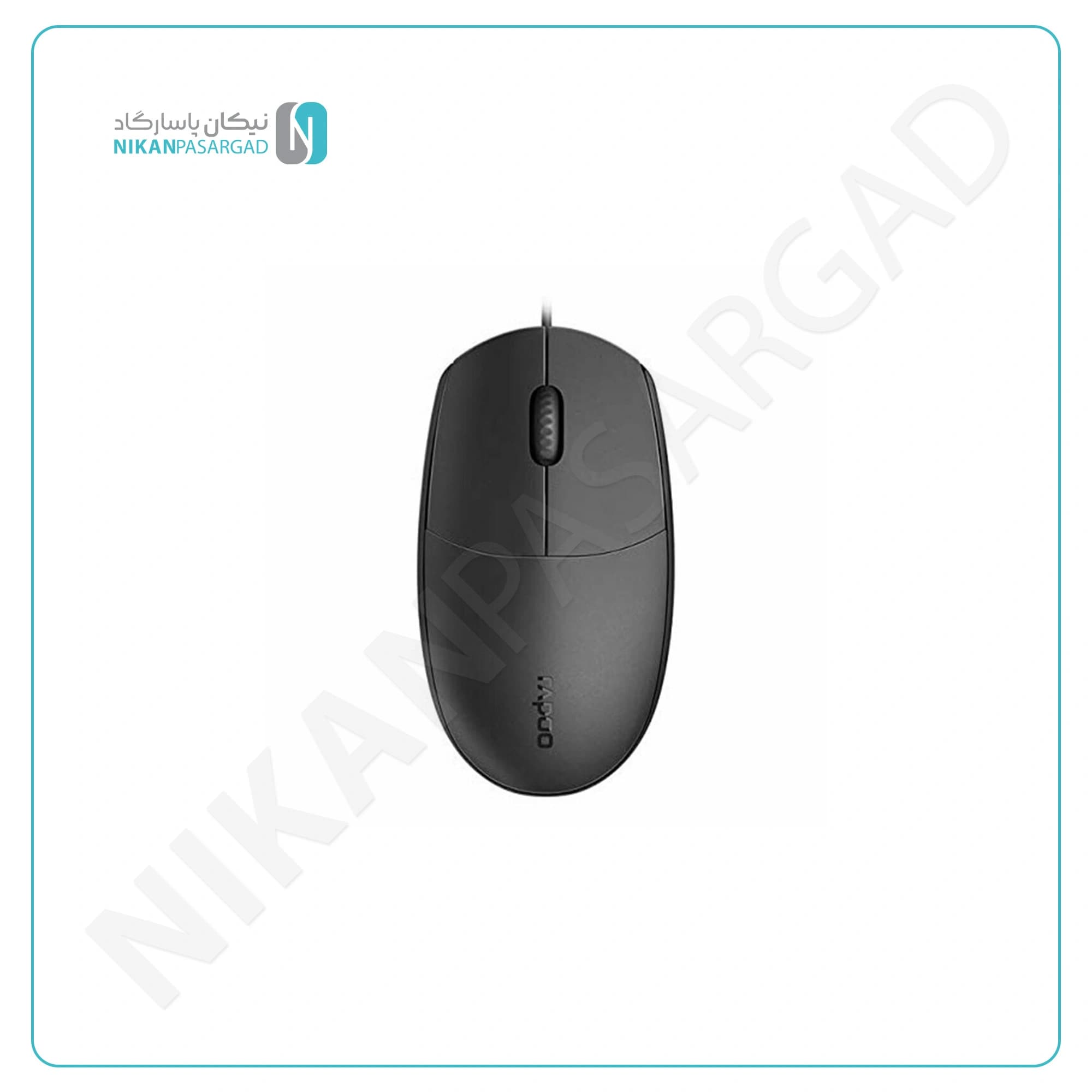 ماوس باسیم رپو مدل Rapoo N100 wired BLACK