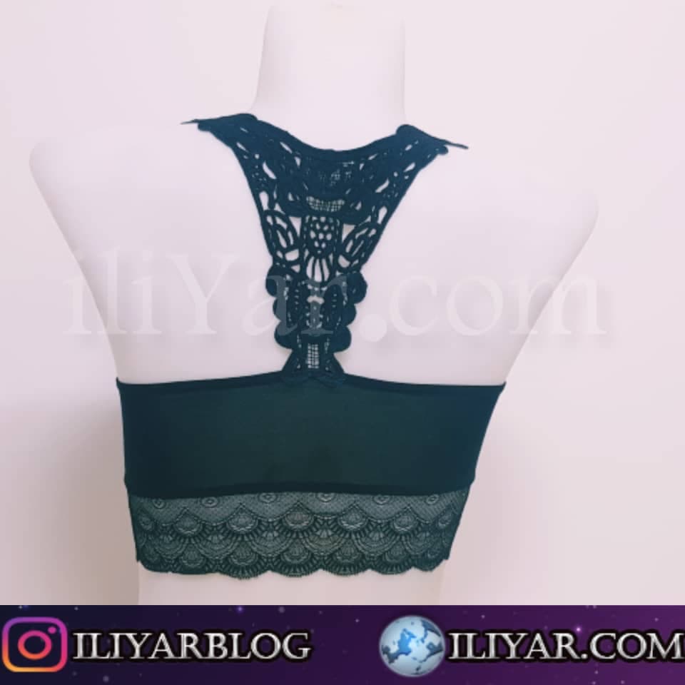 نیم تنه ورزشی زنانه پایین گیپور – رنگ مشکی — تصویر ۲