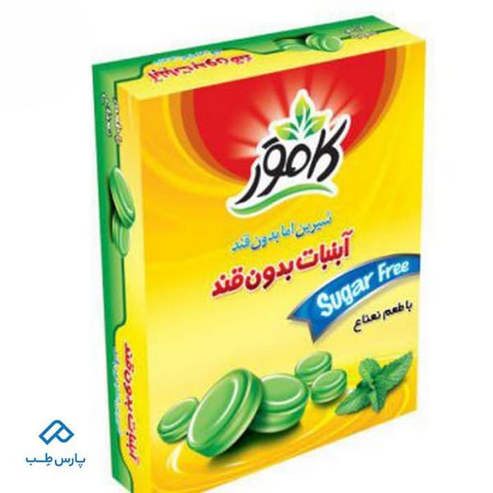 آبنبات بدون قند با طعم نعنا