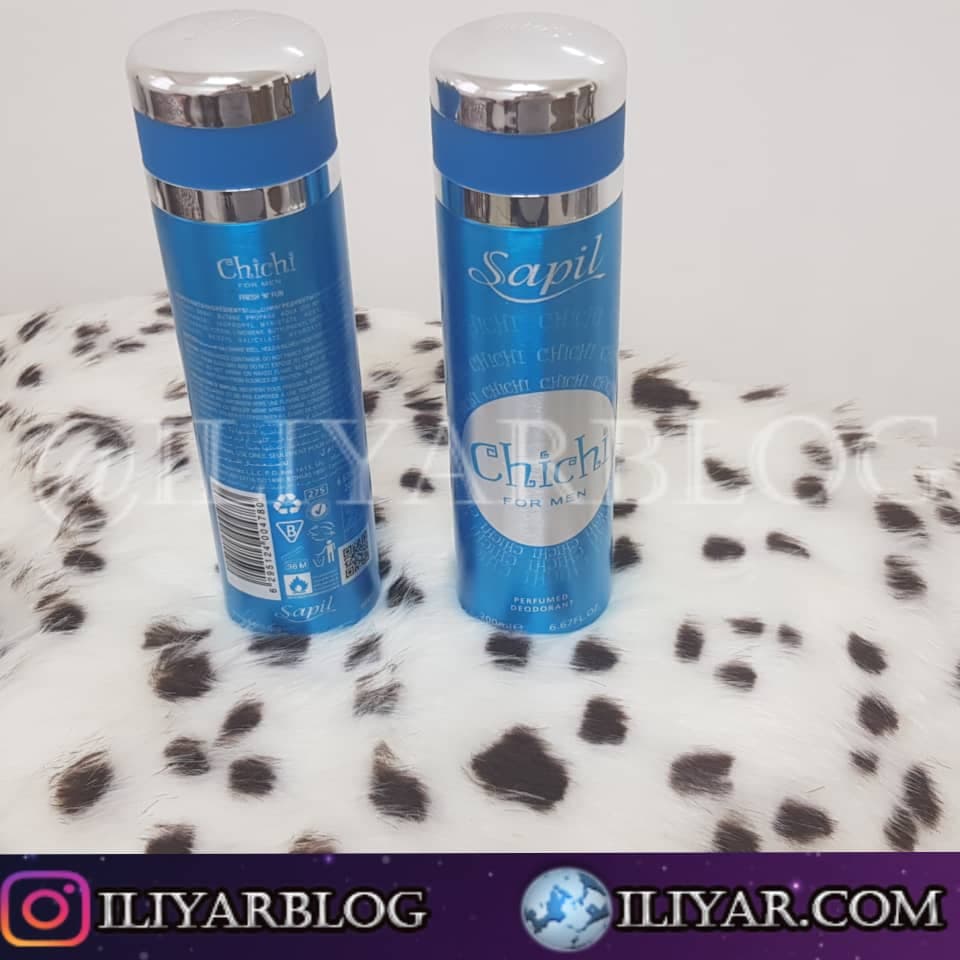 اسپری مردانه lسپیل چی چی SAPIL CHI CHI – حجم 200 میل — تصویر ۳