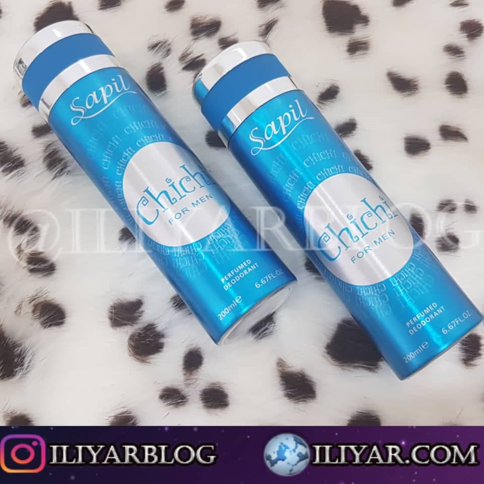 اسپری مردانه lسپیل چی چی SAPIL CHI CHI – حجم 200 میل — تصویر ۲