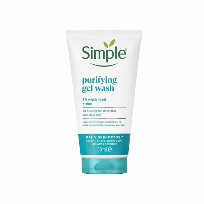 ژل شستشوی پوست چرب سیمپل Simple Purifying Gel Wash (صد در صد اصلی) — تصویر ۲