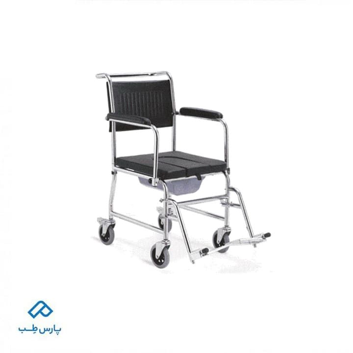 ویلچر حمام چهار چرخ کوچک 695