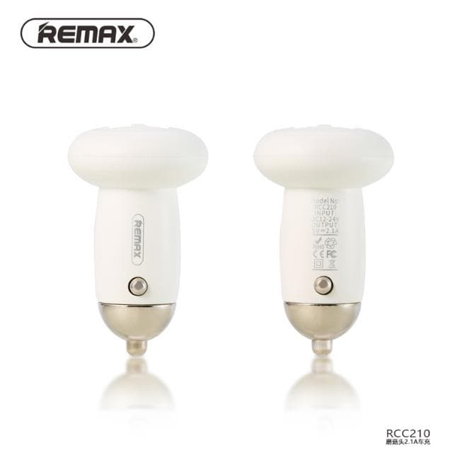 شارژر فندکی 2 خروجی ریمکس طرح قارچ REMAX Mushroom Car Charger RCC-210 — تصویر ۵