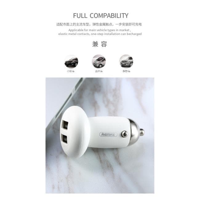 شارژر فندکی 2 خروجی ریمکس طرح قارچ REMAX Mushroom Car Charger RCC-210 — تصویر ۶