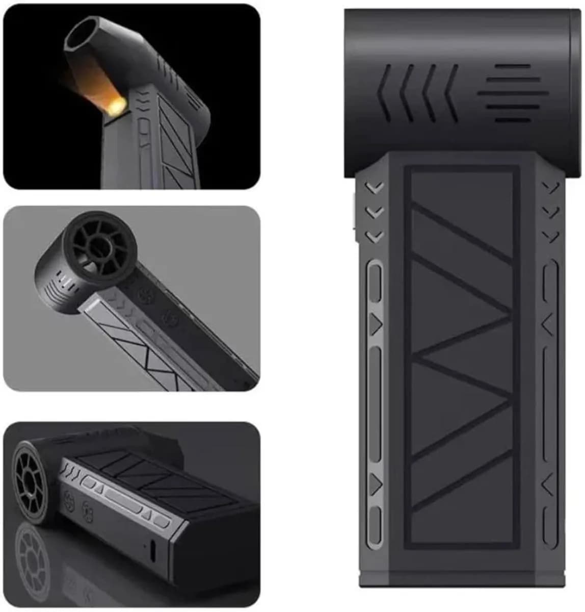 مینی جت فن چراغ دار مدل ZY7400-SE/PRO کد 74155 — تصویر ۵