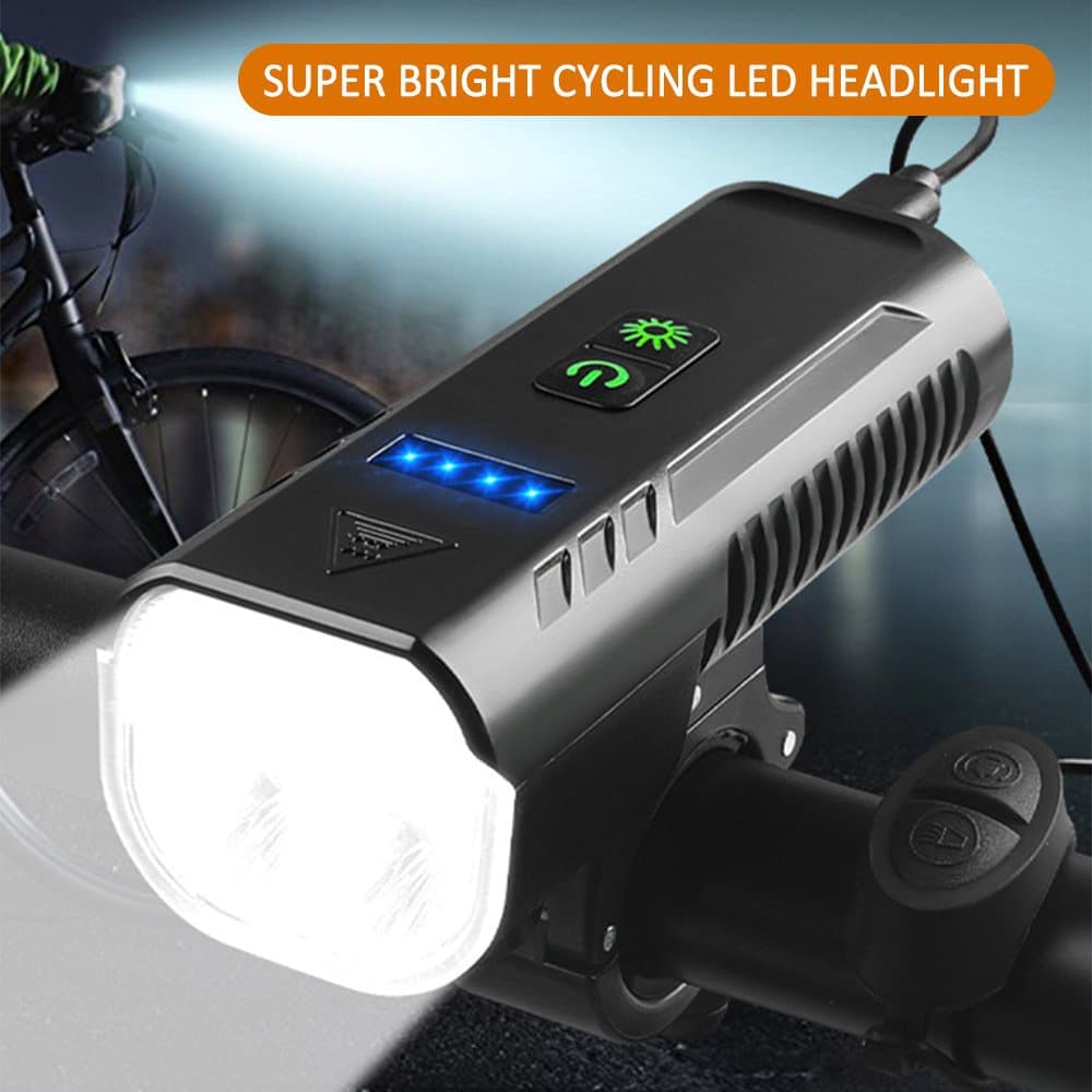 چراغ جلو دوچرخه 3 کاره شارژی 1000 لومن BIKE LIGHT FY-336 — تصویر ۵