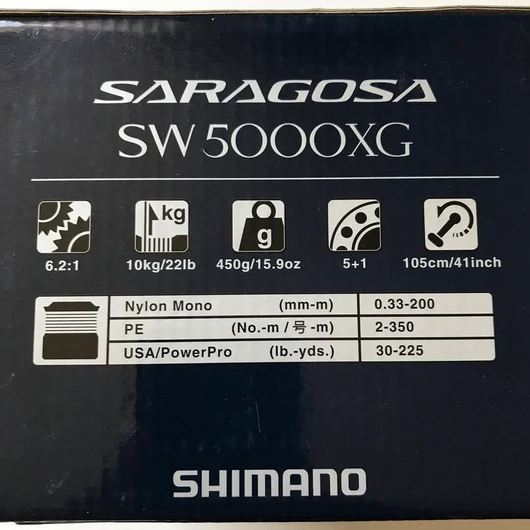 چرخ ماهیگیری شیمانو ساراگوسا SHIMANO SARAGOSA SW 5000XG — تصویر ۹