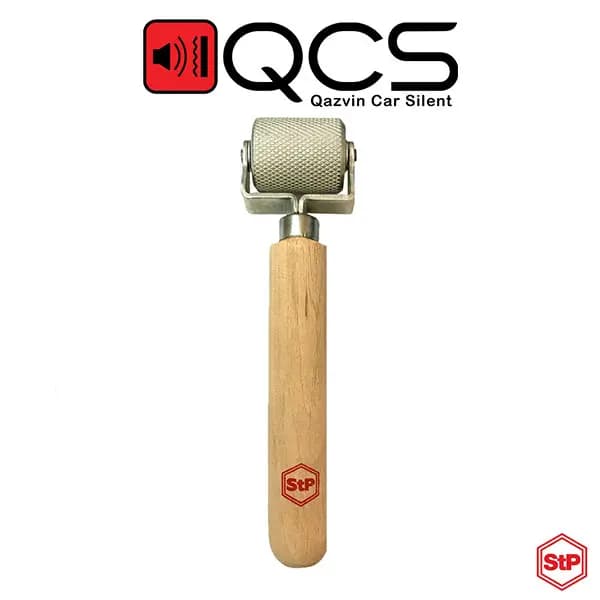 غلتک دمپینگ خودرو اس تی پی دسته کوتاه چوبی | STP Roller Short Wooden