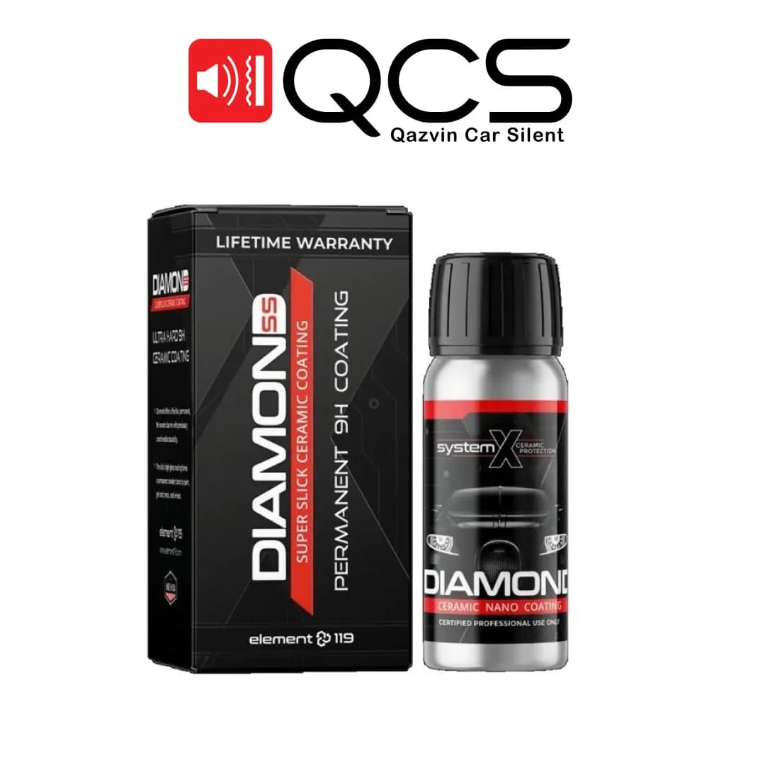 نانو سرامیک بدنه خودرو سیستم ایکس مدل diamond ss حجم 65 میلی لیتر