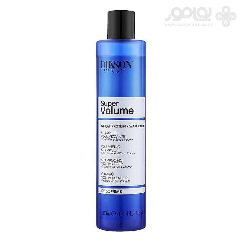 شامپو حجم دهنده دیکسون پرایم SUPER VOLUME حجم 300 میل — تصویر ۲