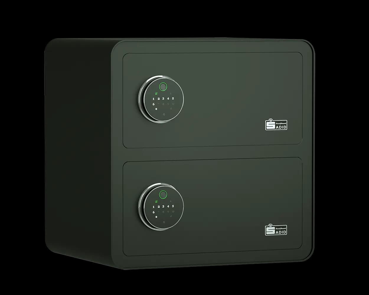 سیفباکس خانگی دیجیتال اثرانگشتی لمسی (گاوصندوق دوطبقه) مدل 430DFT
