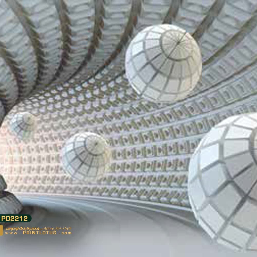 پوستر دیواری طرح انتزاعی سه بعدی-کدpd2212