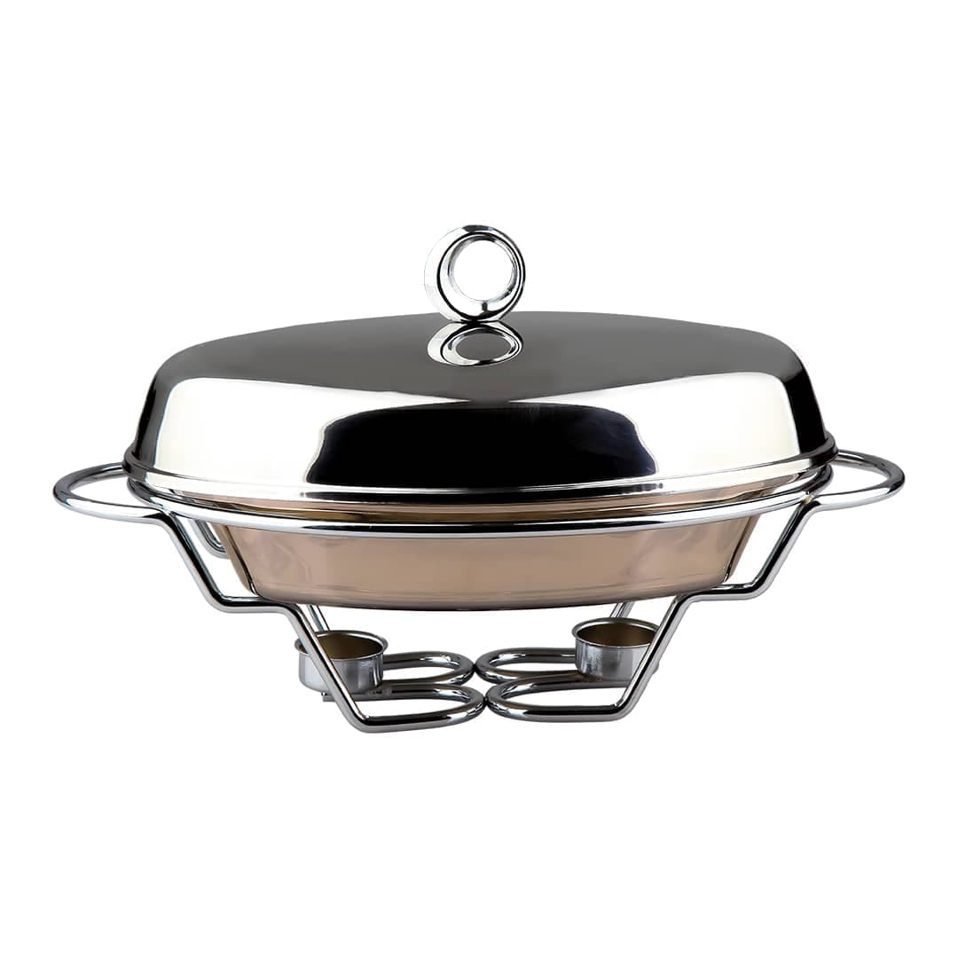 سوفله خوری بیضی بزرگ استیل سالینو مدل حلقه ای کد 5009C