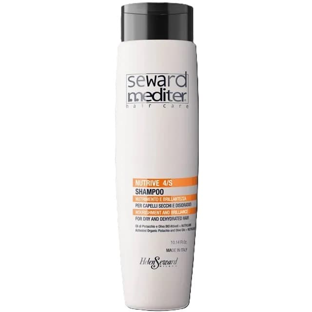 شامپو هلن سوارد مناسب موهای خشک و دهیدراته فری سولفات Helen Seward Mediter Nutrive 4/S