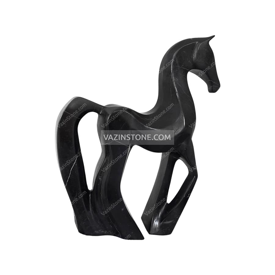 مجسمه سنگی اسب آذر