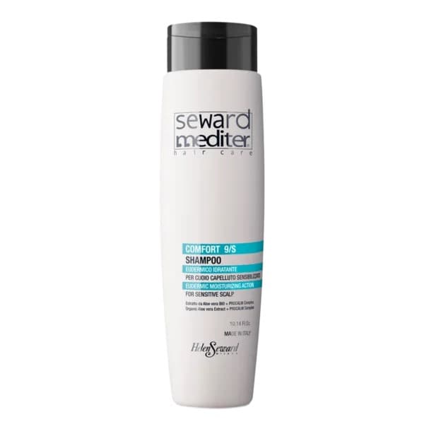 شامپو هلن سوارد مخصوص کف سر حساس حاوی آلوئه ورا (فری سولفات) Helen Seward Mediter Comfort 9/S Shampoo — تصویر ۲