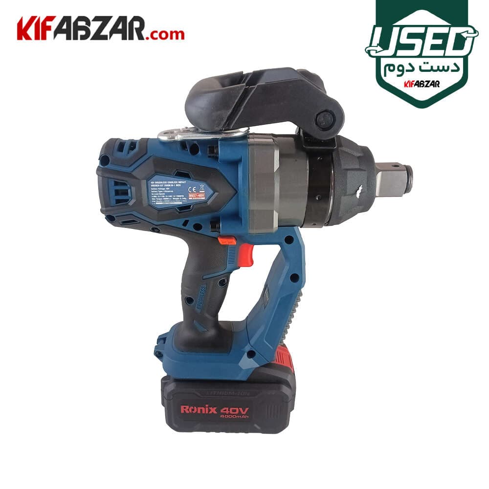 آچار بکس شارژی 40 ولت رونیکس مدل 8937-40V دست دوم — تصویر ۳