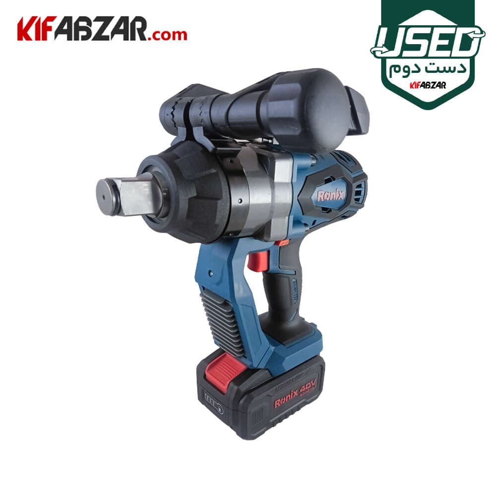 آچار بکس شارژی 40 ولت رونیکس مدل 8937-40V دست دوم — تصویر ۲