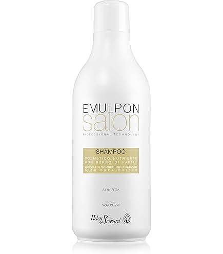 شامپو تغذیهکننده و آبرسان هلن سوارد حاوی شی باتر (1000میل) Helen Seward Emulpon Salon Cosmetic Nourishing Shampoo with Shea Butter